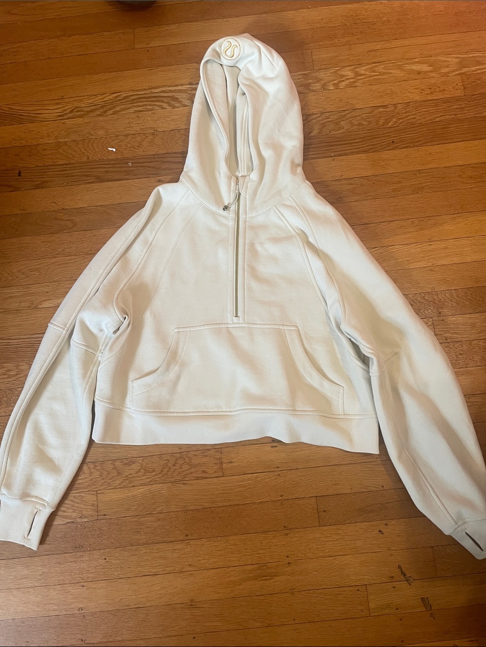 lululemon athletica Cream Half-Zip Hoodie
